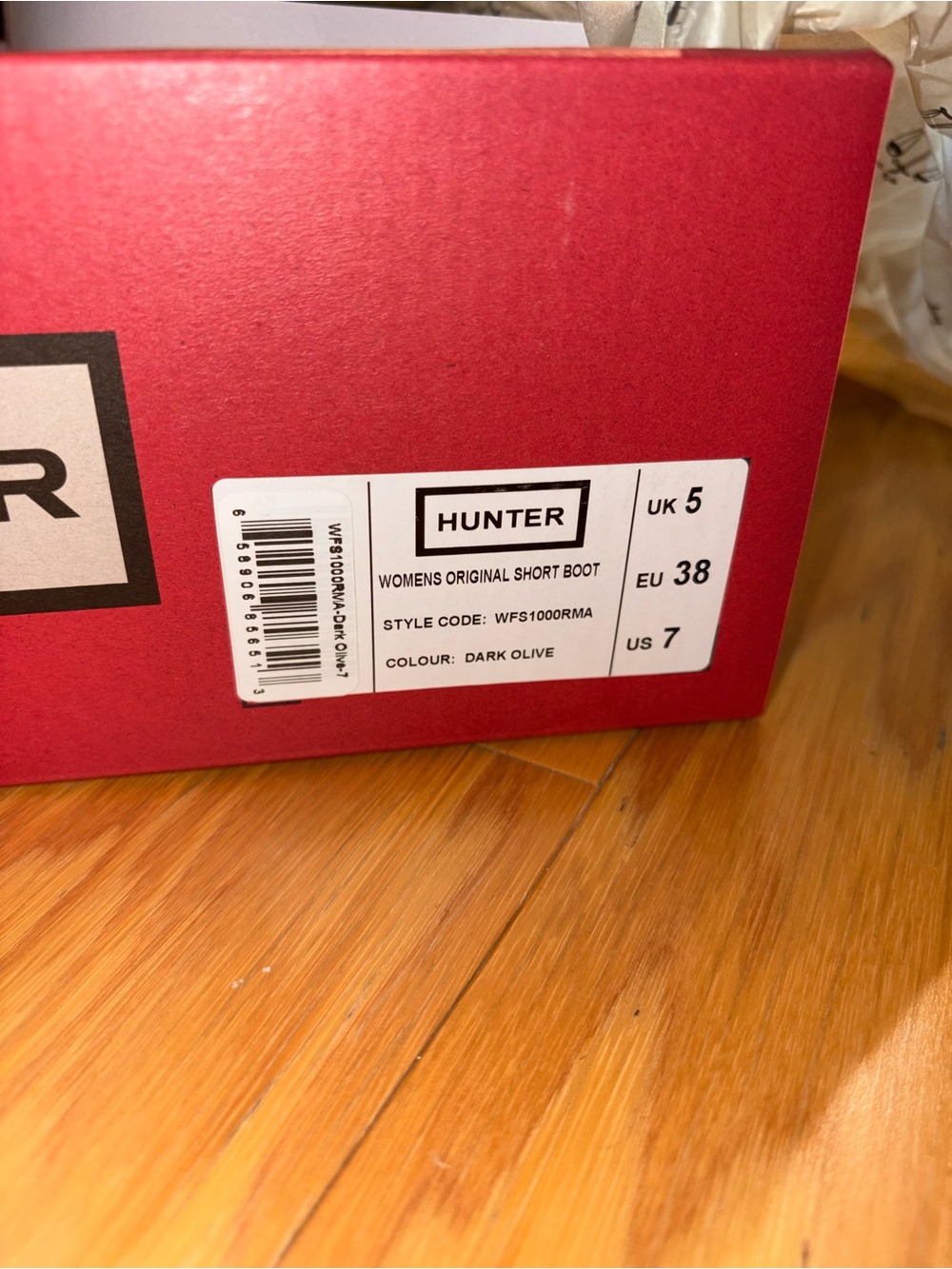 Hunter Women's Short Rain Boots in Forest Green - Picture 5 of 5